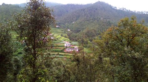 Silent Valley In Himalayas Kumaoni Green Farm House In Bhimtal Nainital Uttarakhand In