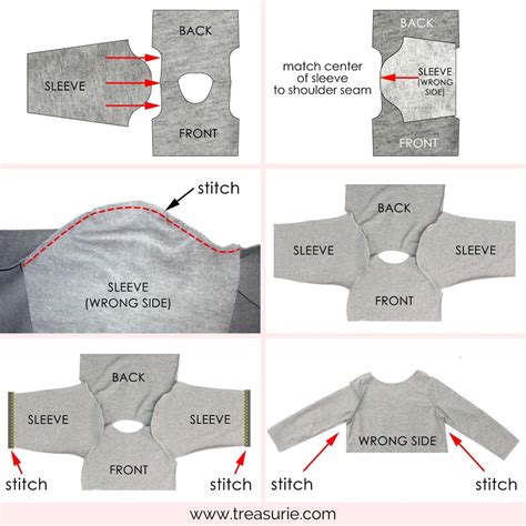 How To Sew A Sleeve 3 Easy Ways Treasurie