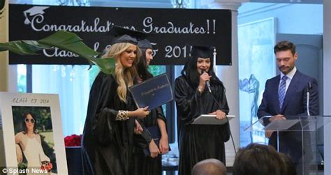 Kylie Jenner And Kendall Jenner With Ryan Seacrest At Graduation Party Daily Mail Online