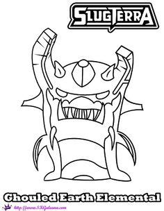 Some elemental coloring may be available for free. Slugterra Energy Elemental Printable Coloring Page and ...