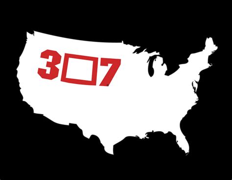 307 Nation Decal 307 Wyoming