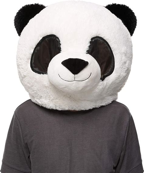 Saneyder Maschera In Peluche Con Panda Per Halloween Amazonit