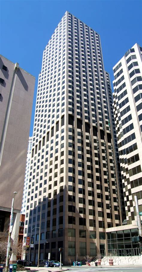 One of the reasons the views are so good is that this tower is built on the highest point of land in the city. City Place I - The Skyscraper Center