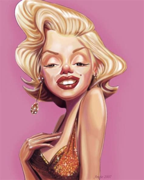 Marilyn Monroe Funny Caricatures Caricature Cartoon Faces My Xxx Hot Girl