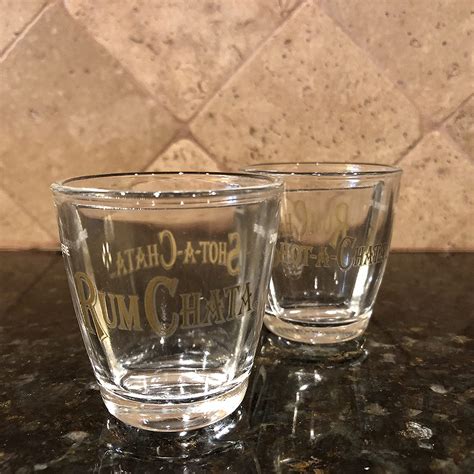 Rum Chata Split Shot Glasses Set Of 2 Shot Glasses