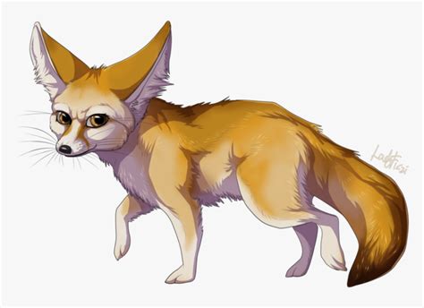 Fennec Foxfoxcanidaered Foxcartoonswift Character Desert Fox