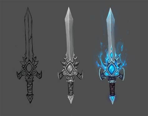 Blue Flame Sword Concept Hamzilla 15 On Artstation At