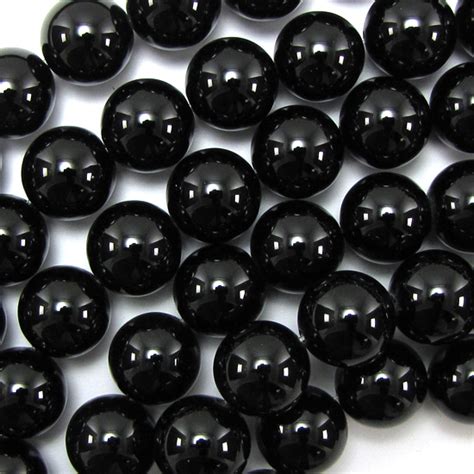 Black Onyx Round Beads Gemstone 15 Strand 2mm 4mm 6mm 8mm 10mm 12mm