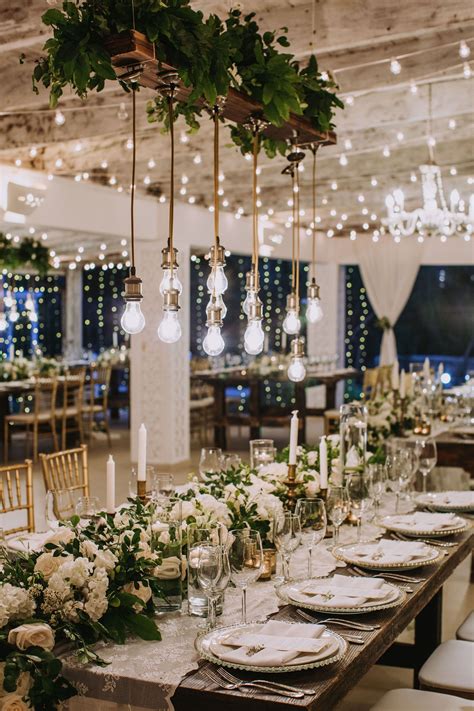 Rustic Elegant Fairytale Wedding Reception This Reception Is Beyond