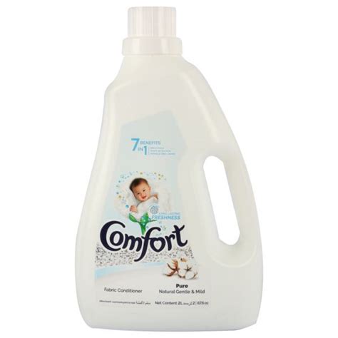 Comfort Fabric Conditioner Pure Natural Gentle And Mild 2l