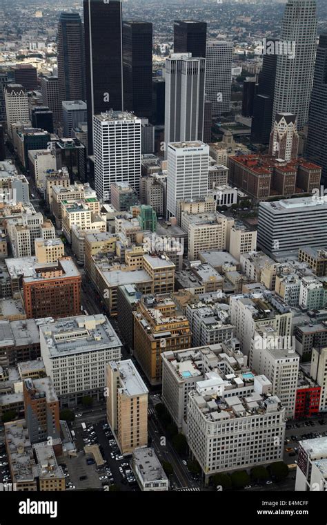 Aerial Downtown Los Angeles Hi Res Stock Photography And Images Alamy