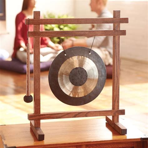 Zen Gong With Wood Frame At Dharmacrafts Meditation Supplies