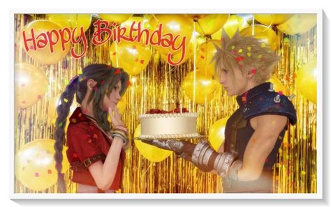 Happy Birthday Aerith Born On February 7th Of 1985 By Fleur De Luna Rfinalfantasy