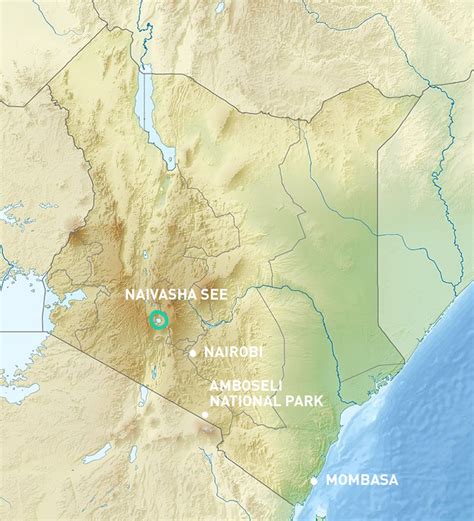 Naivasha Kenya Map