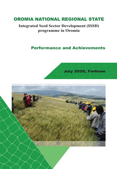 Pdf Oromia National Regional State Integrated Seed Sector Development