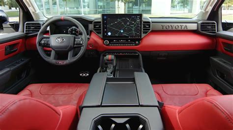 2023 Toyota Sequoia Trd Pro Full Size Suv Luxurious Interior Youtube