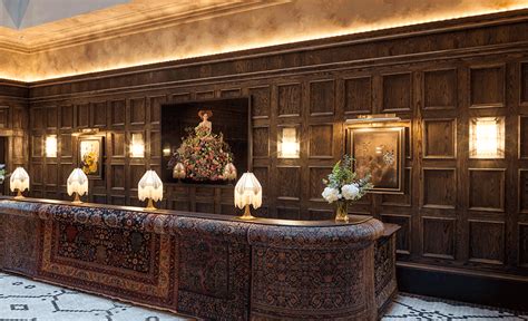 What A Great Idea For Facing A Reception Desk In A Hotel The Beekman