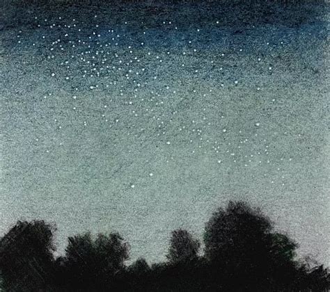 How To Draw A Night Sky Carrie L Lewis Artist Night Sky Drawing