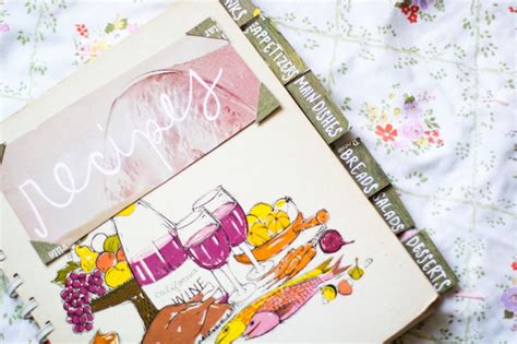 Diy family recipe book with free template. DIY Recipe Book - A Beautiful Mess