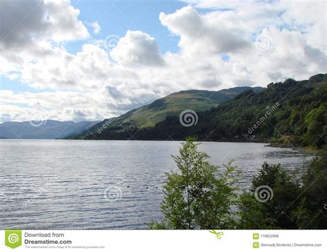 Natural Scenery Of The Fjord Of Western Scotland Near Fort William