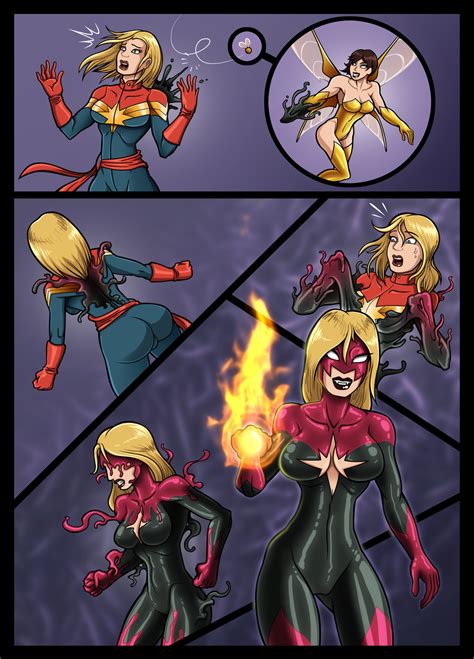 Venom Captain Marvel By Re Maker By Singory On Deviantart