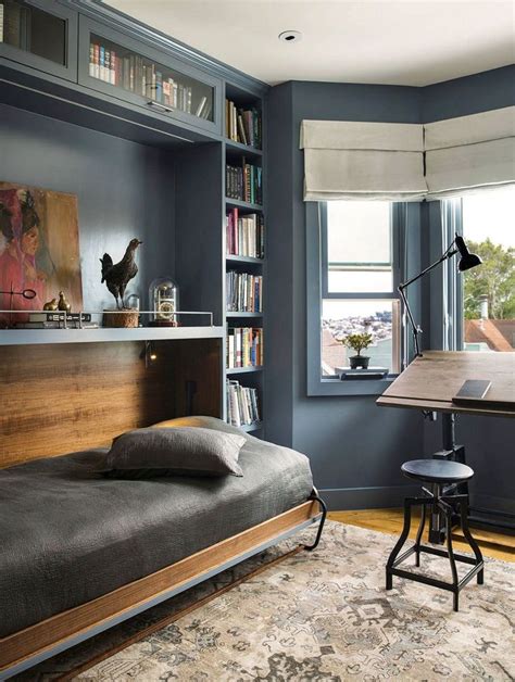 24 Amazing Home Office Ideas That Double As Cozy Guest Bedrooms In 2020
