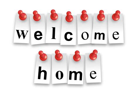 Welcome Home Notes Openclipart
