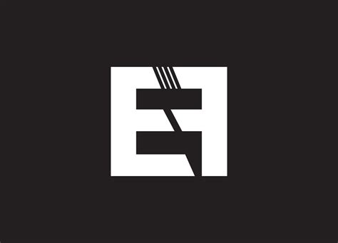 Ef Logo Design Creative Minimalist Letter Ef Logo Design 7753115