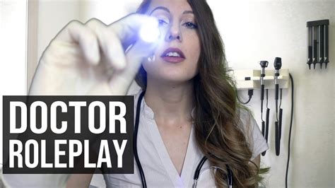 Asmr Relaxing Roleplay Doctor Check Up Eye Exam Latex Gloves Sounds Face Touch Soft Spoken