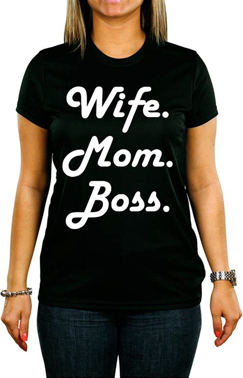Wife Mom Boss Shirt At Amazon Womens Clothing Store