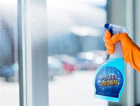 window cleaning  spray bottle mockup designhooks