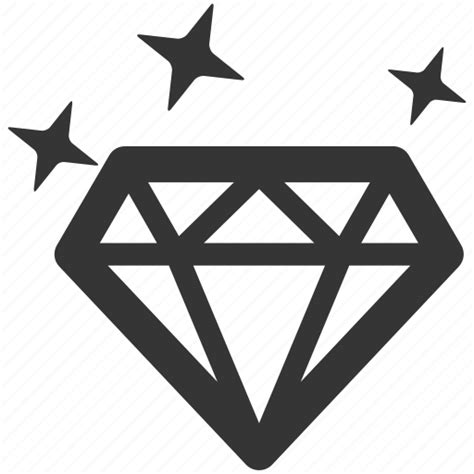 Brilliant Diamond Gem Jewel Rich Icon