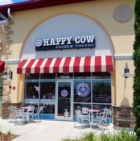 Happy Cow Frozen Yogurt Shop Branding And Design By Mindful Design