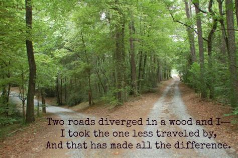 The Road Not Taken By Robert Frost Confidence Pinterest