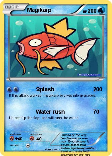 Pokémon Magikarp 1164 1164 Splash My Pokemon Card