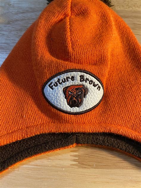 Vintage Cleveland Browns Winter Hat Youth Size Kids Hat Etsy