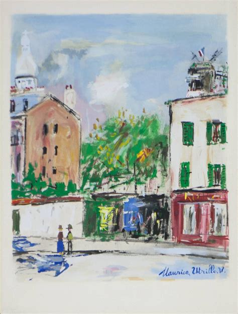 After Maurice Utrillo Le Village Inspire Scenes From The