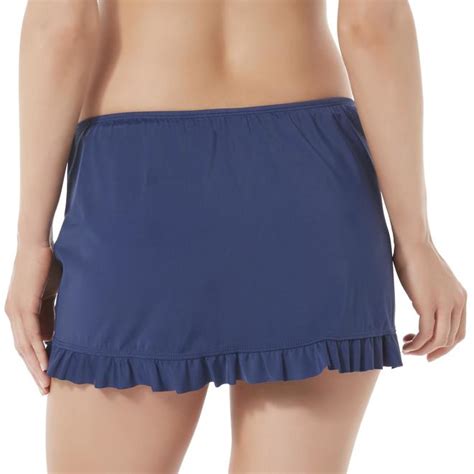 Tropical Escape Womens Ruched Swim Skirt Sears