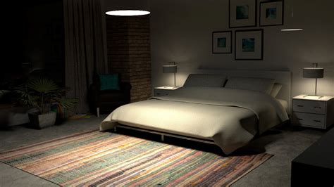 Free Cinema 4D 3D Model Interior Bedroom Scene For Arnold The Pixel Lab