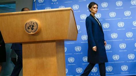 Victoria Beckham Speaks At United Nations World News Sky News