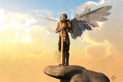 Archangel Digital Art By Christian Art Fine Art America