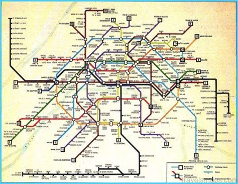 Paris Train Map Paris Map Train Travelsmapscom