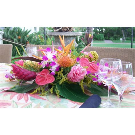 Hawaii Tropical Floral Arrangement Delegance Florist Florist Houston
