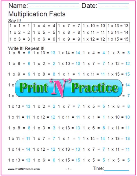 Multiplication Worksheets With Answers Worksheets For Kindergarten