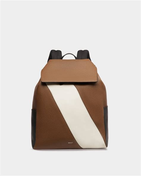 Mens Designer Leather And Nylon Backpacks Laptop Bags Bally