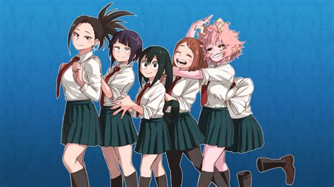 My Hero Academia Schoolgirls By Kazkirigiri