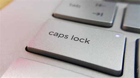 Premium Photo Close Up View Of Caps Lock Key Button On Computer