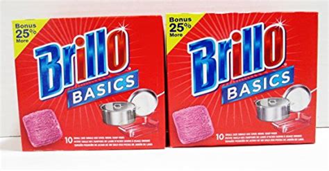 Buy Brillo Steel Wool Soap Pads 2 Boxes Of 10 Pads Per Box 20 Pads