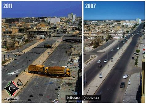 Libya Before And After Image Shows What A Nato Un Humanitarian Mission Looks Like