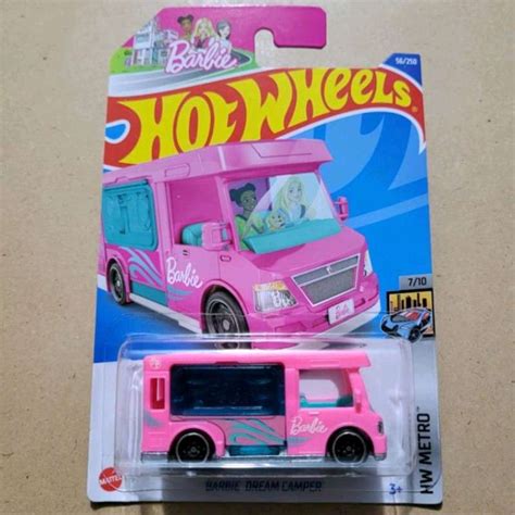 Jual Hot Wheels Barbie Dream Camper Hw Metro Pink New Di Seller